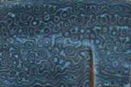 Raindrop Pattern Damascus Steel